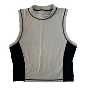 Fabletics Women Cropped Tank Workout Top Athleisure Running Gym Lifting Slimming